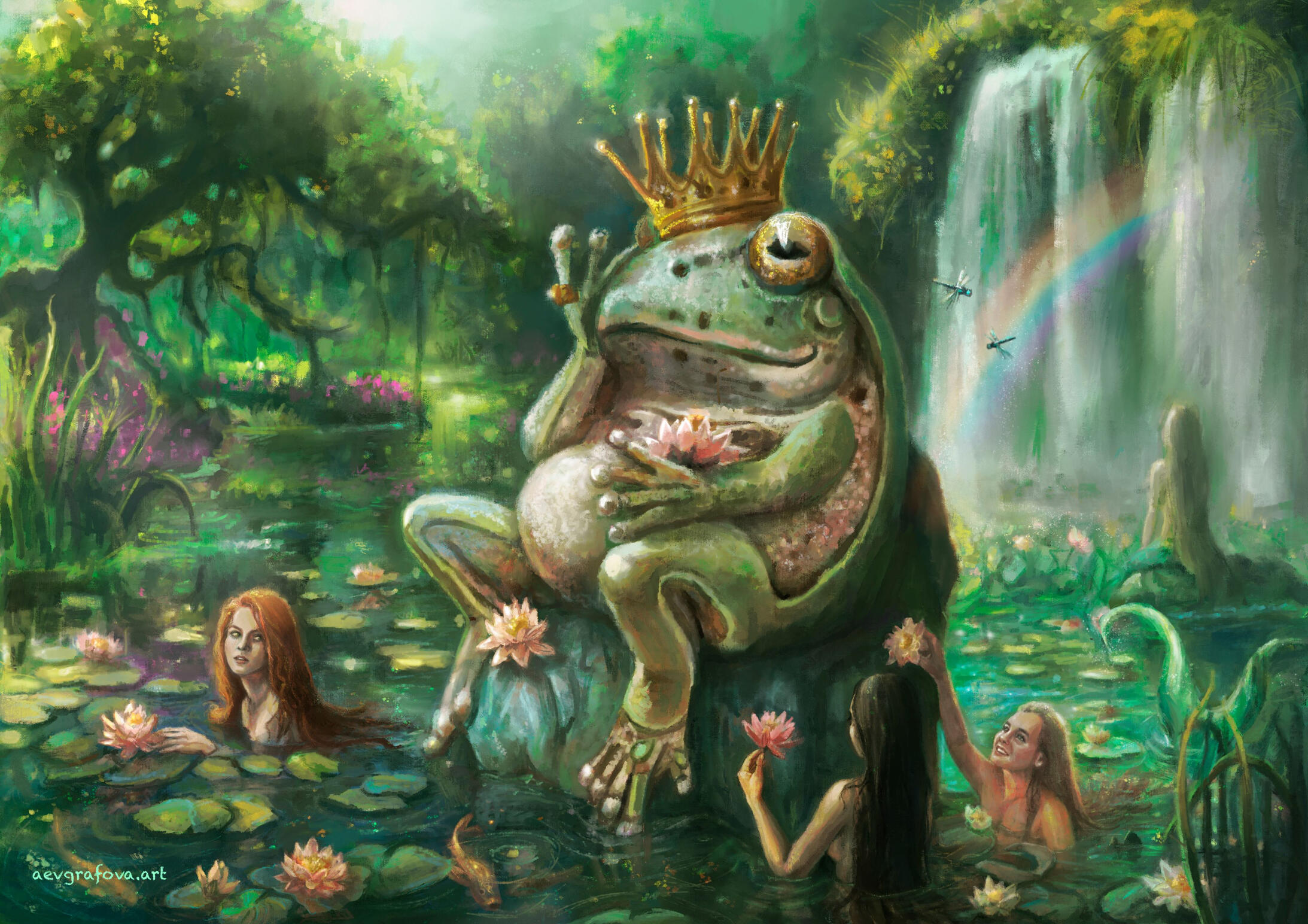 Secret Lake, personal art
