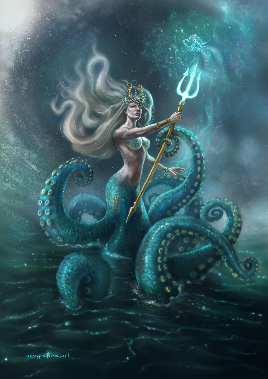 "Queen of Seas", personal art "Queen of Seas", personal art