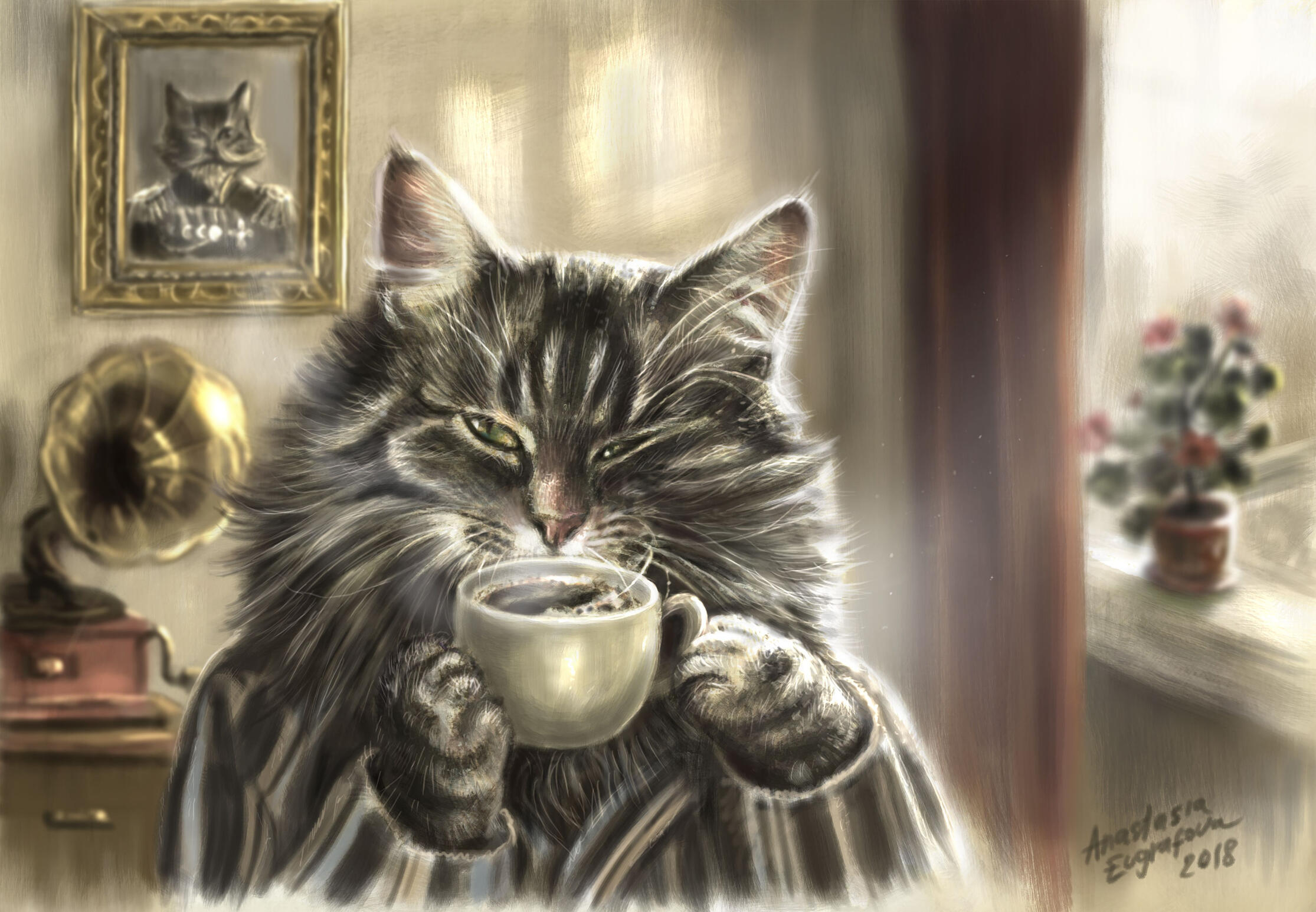 Morning Coffee - personal art Morning Coffee - personal art
