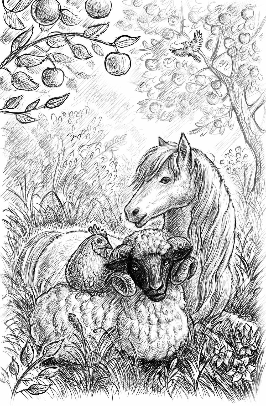 Lottie - chapter book illustration Lottie - chapter book illustration